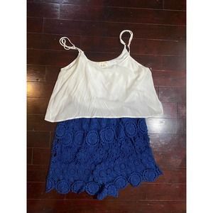 Miami Shorts Romper Spaghetti Strap Summer